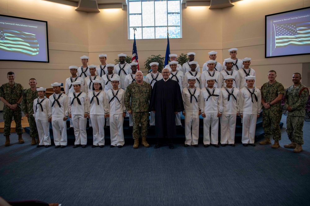 MCPON Attends RTC Naturalization Ceremony