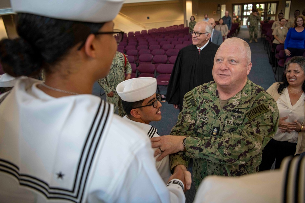 MCPON Attends RTC Naturalization Ceremony