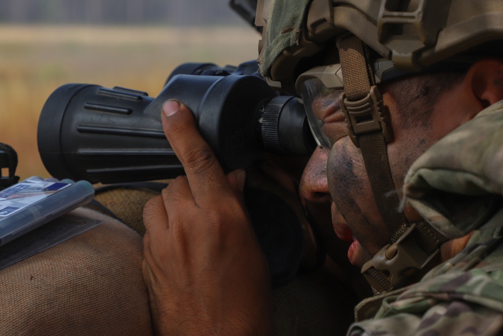 U.S. Army Best Squad Competition Day 8 Static Shoot