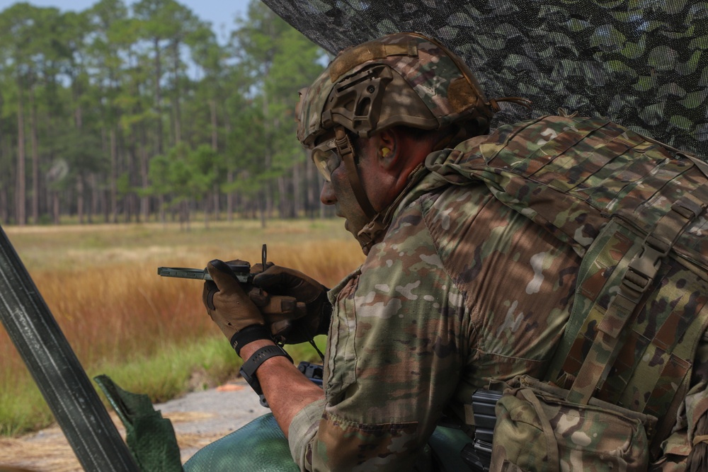 U.S. Army Best Squad Competition Day 8 Static Shoot