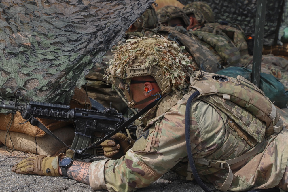 U.S. Army Best Squad Competition Day 8 Static Shoot