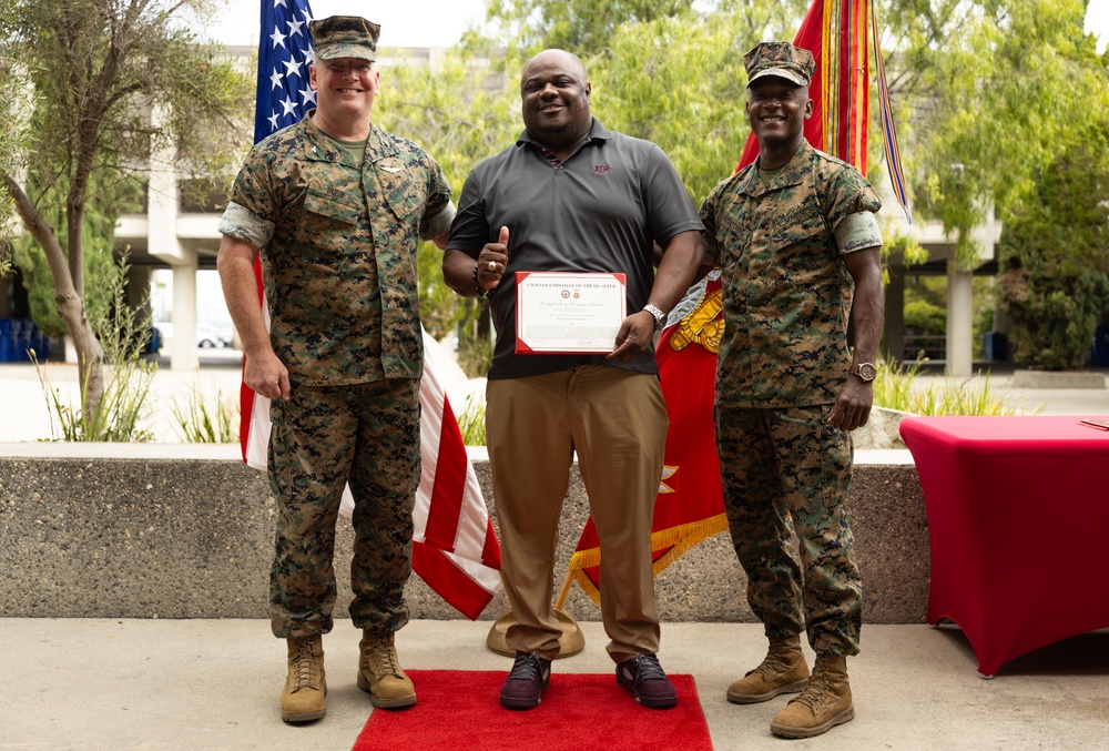 MCI-West civilians receive awards for dedicated federal service