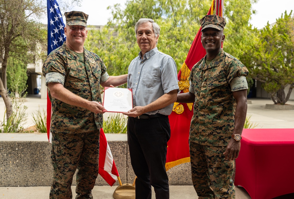 MCI-West civilians receive awards for dedicated federal service