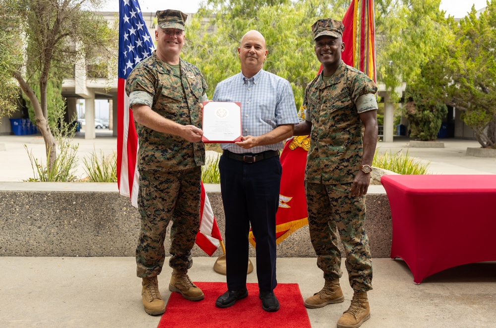 MCI-West civilians receive awards for dedicated federal service