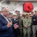 Secretary of the Navy visits the crew of USS John P. Murtha