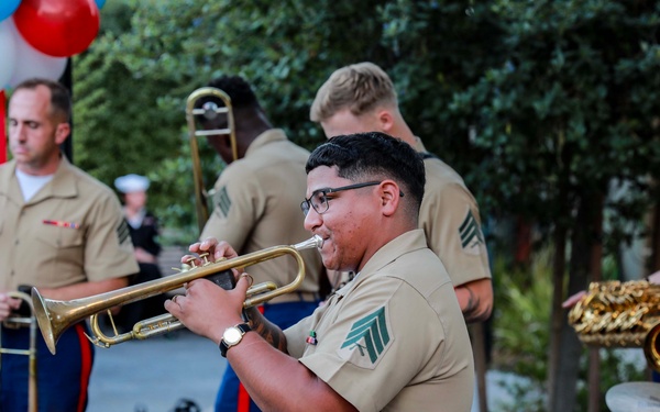 Old Breed Brass Band Performs at Noe Valley Town Square