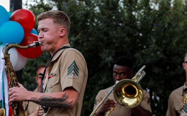 Old Breed Brass Band Performs at Noe Valley Town Square