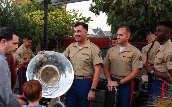 Old Breed Brass Band Performs at Noe Valley Town Square