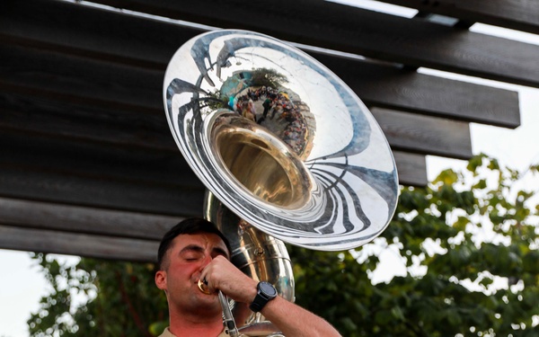 Old Breed Brass Band Performs at Noe Valley Town Square