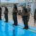 Marines with the 31st MEU conduct basic swim qualification