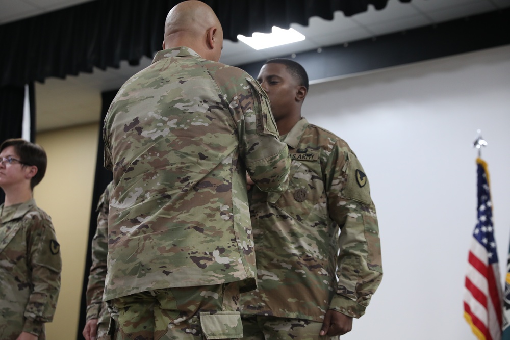 401st AFSB promotion ceremony