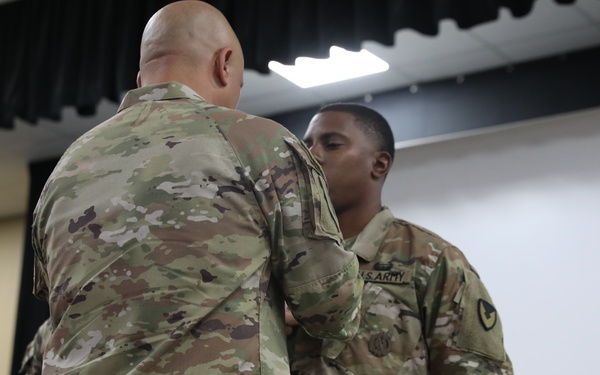 401st AFSB promotion ceremony