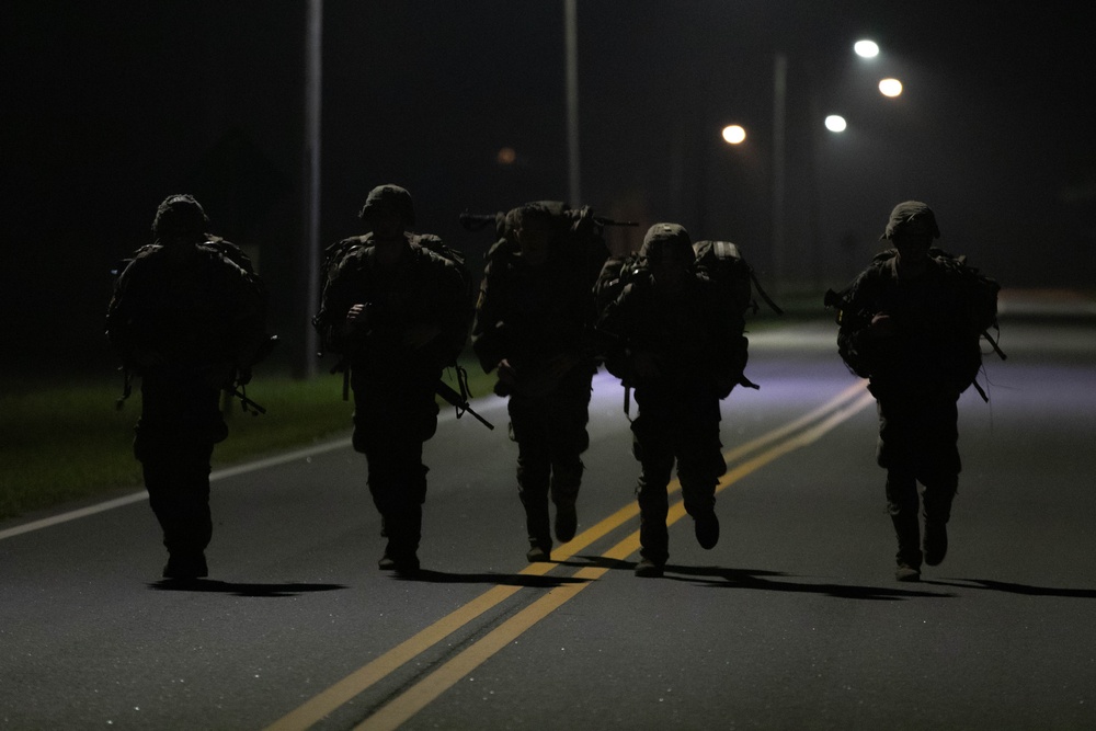 U.S. Army Best Squad Competition Day 9 Ruck March