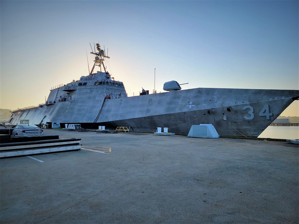 Newly-commissioned USS Augusta (LCS 34) Visits Newport