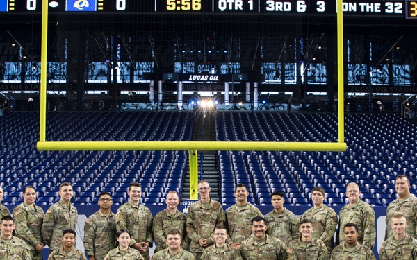 Soldiers and Airmen Support Opening Ceremonies for the Colts' Week 4 Game Against the Los Angeles Rams