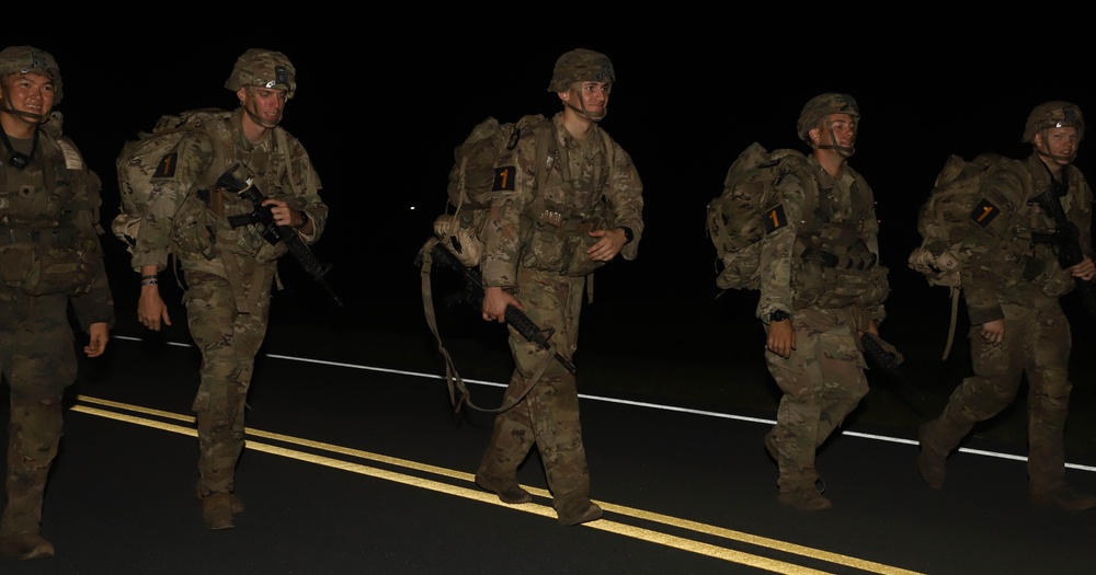 U.S. Army Best Squad Competition Day 9 Ruck March