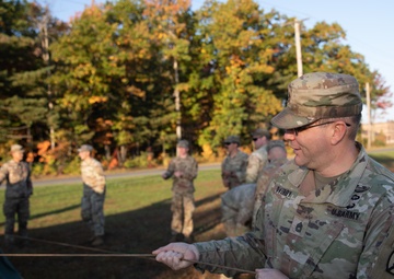 Soldiers with the 10th Mountain Division conducted a winterization training lane during Alpine Readiness Week, Oct. 4, 2023, on Fort Drum, New York.