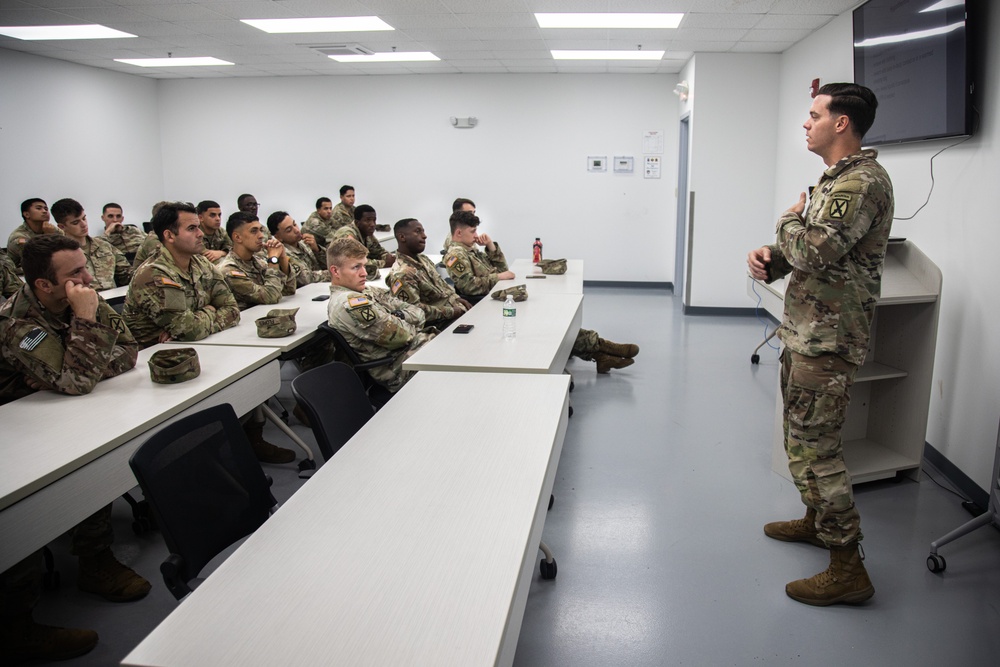 Soldiers with the 1st Battalion, 32nd Infantry Regiment, 10th Mountain Division conducted a cold weather, medical and CASEVAC training lane during Alpine Readiness Week on Fort Drum, New York, Oct. 4, 2023