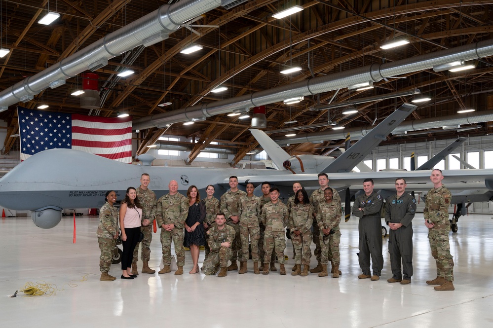 Holloman welcomes WSMR Command Sgt. Maj. Michael Cordery