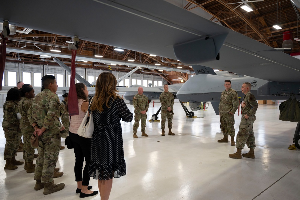 Holloman welcomes WSMR Command Sgt. Maj. Michael Cordery