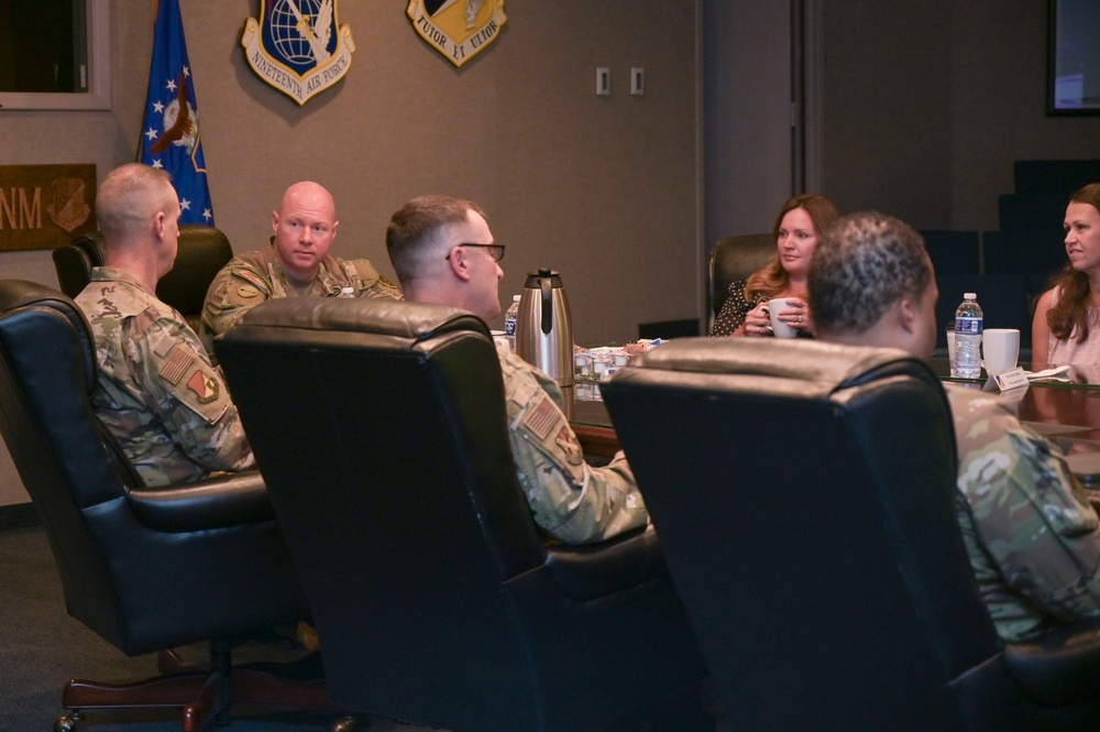 Holloman welcomes WSMR Command Sgt. Maj. Michael Cordery