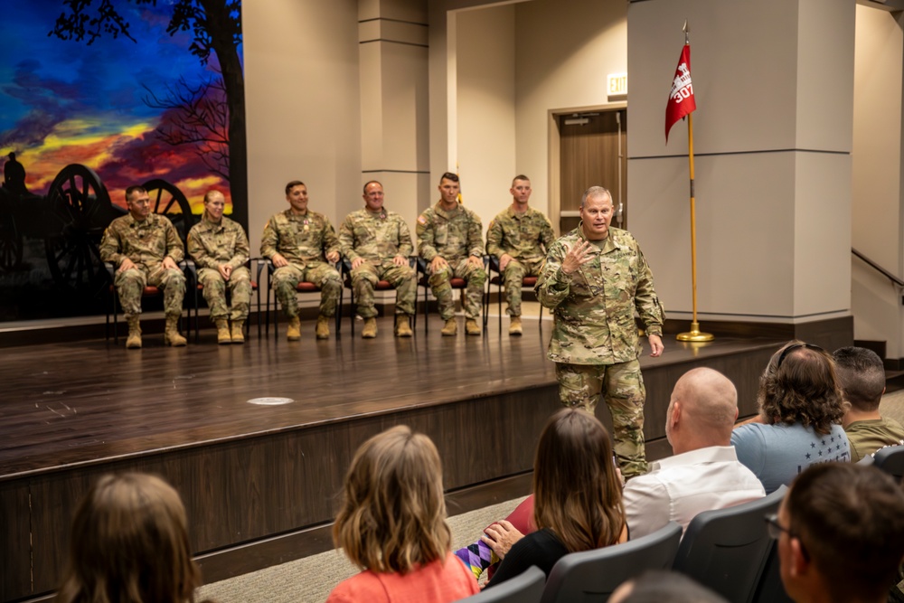 The transition of the 133rd Engineer Support Company to the 307th Engineer Utilities Detachment