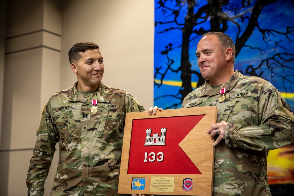 The transition of the 133rd Engineer Support Company to the 307th Engineer Utilities Detachment