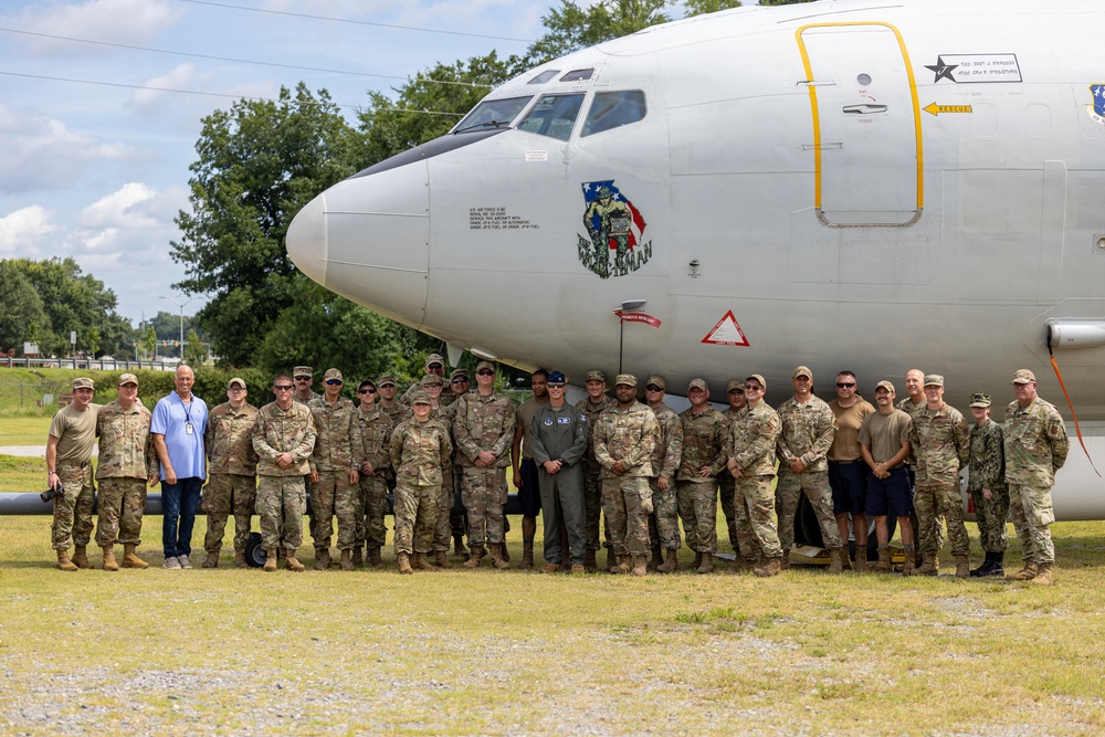 Photo of E-8C Joint STARS move to the Museum of Aviation