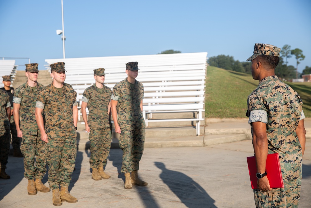 MCLB Albany Re-enlistment Ceremony