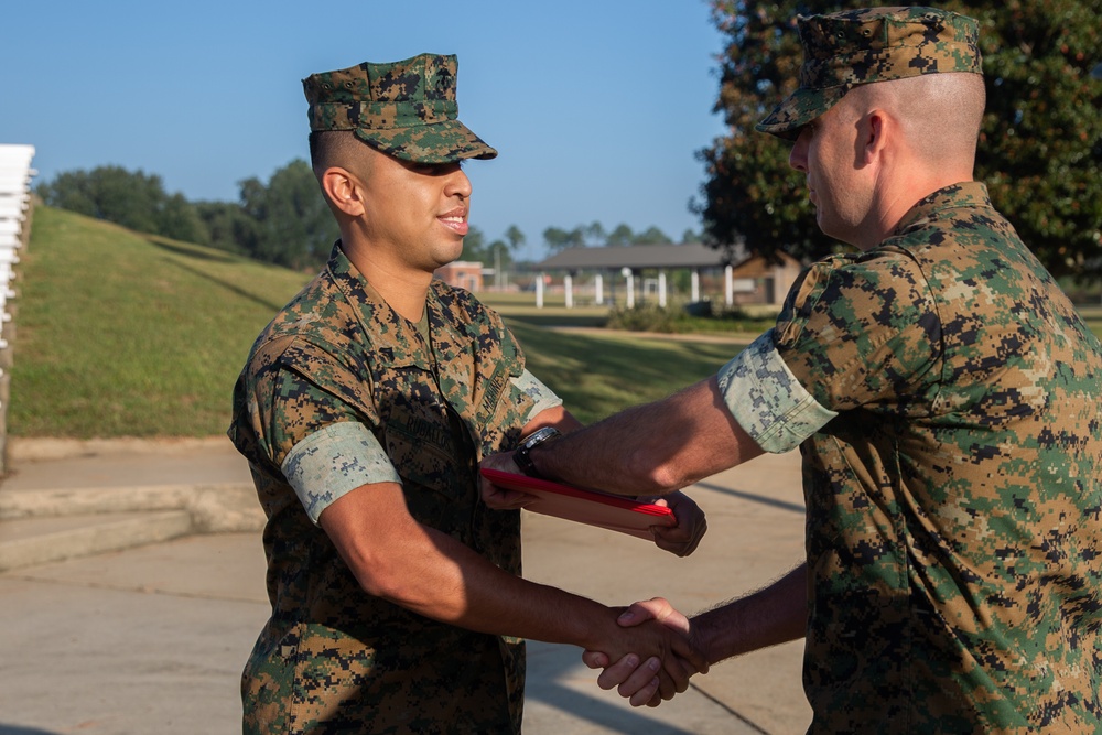 MCLB Albany Re-enlistment Ceremony