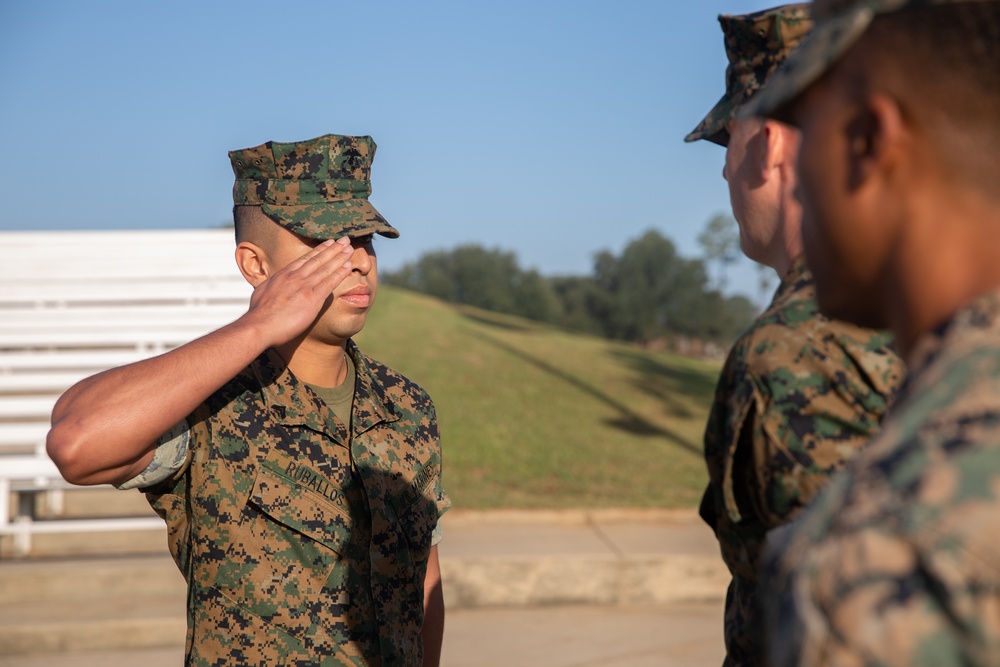 MCLB Albany Re-enlistment Ceremony