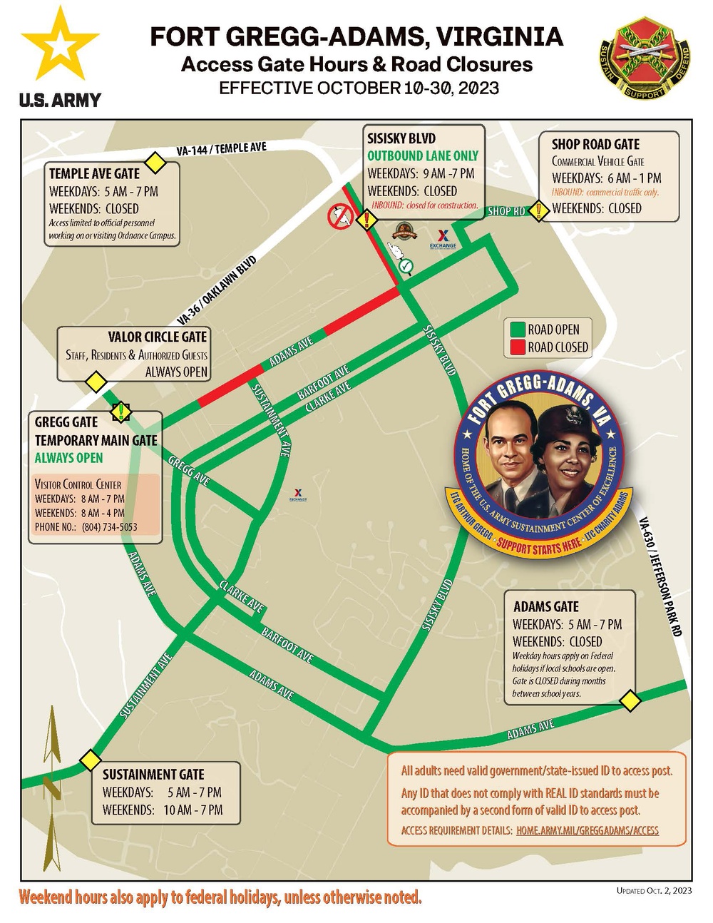 Gregg-Adams gate operations set to change during construction