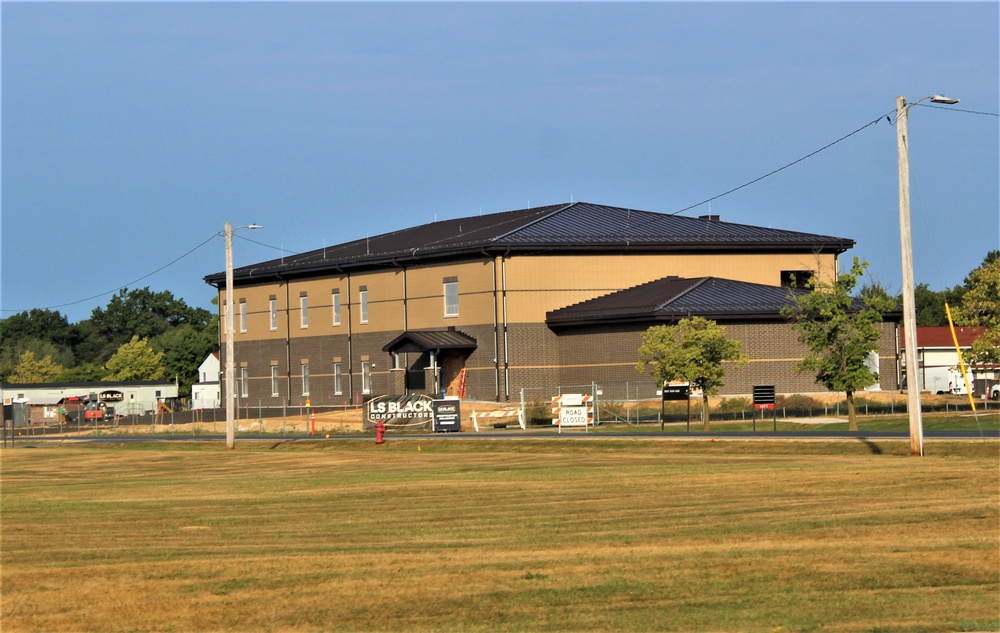 Fort McCoy’s brigade headquarters construction project now 80 percent complete as October ‘23 begins; work remains on track