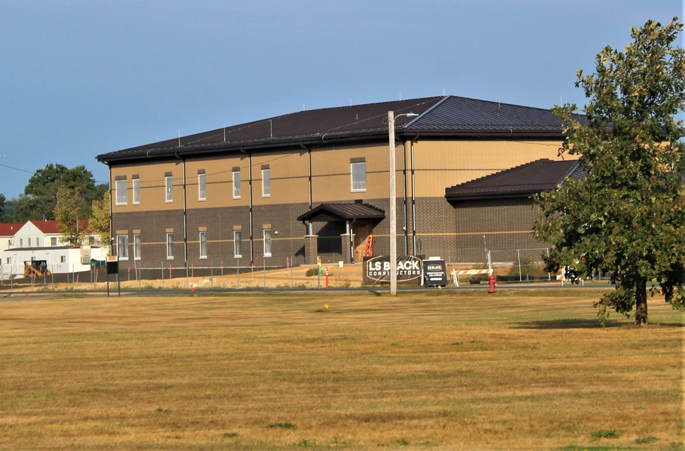 Fort McCoy’s brigade headquarters construction project now 80 percent complete as October ‘23 begins; work remains on track