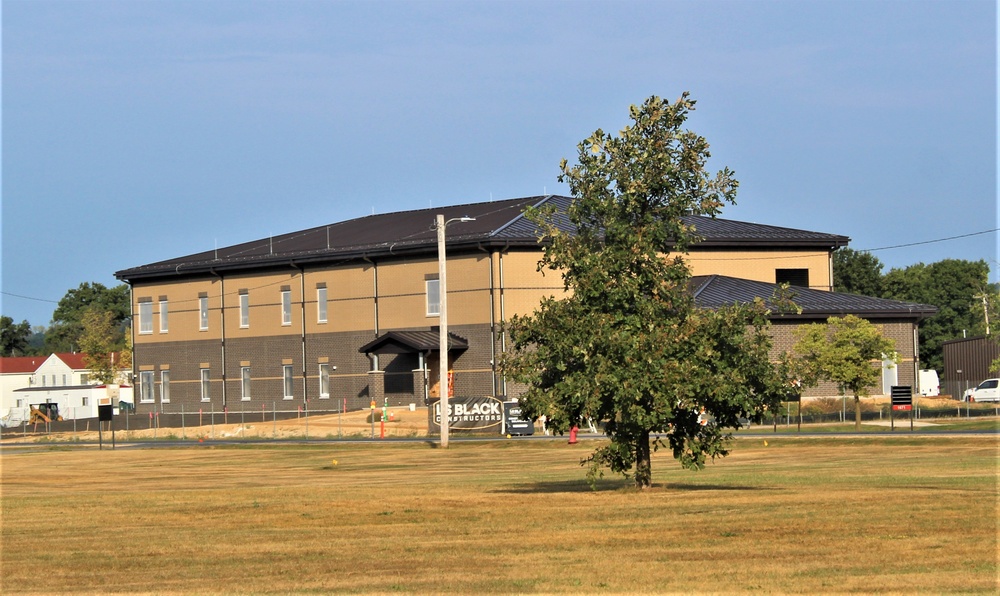 Fort McCoy’s brigade headquarters construction project now 80 percent complete as October ‘23 begins; work remains on track