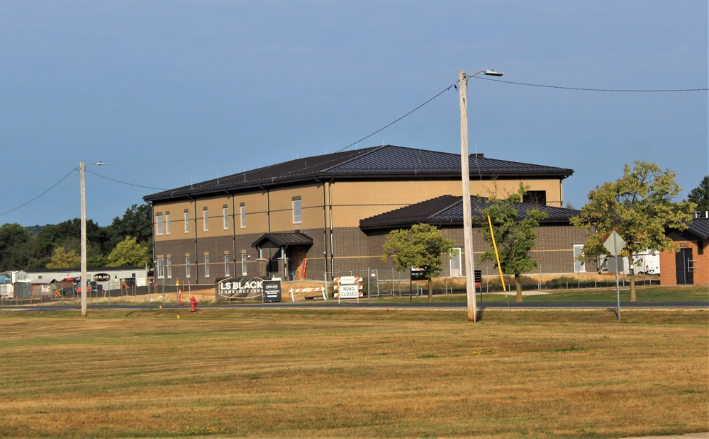 Fort McCoy’s brigade headquarters construction project now 80 percent complete as October ‘23 begins; work remains on track