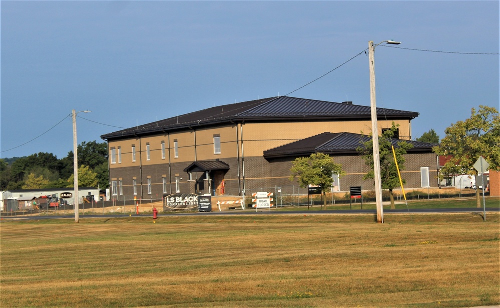 Fort McCoy’s brigade headquarters construction project now 80 percent complete as October ‘23 begins; work remains on track