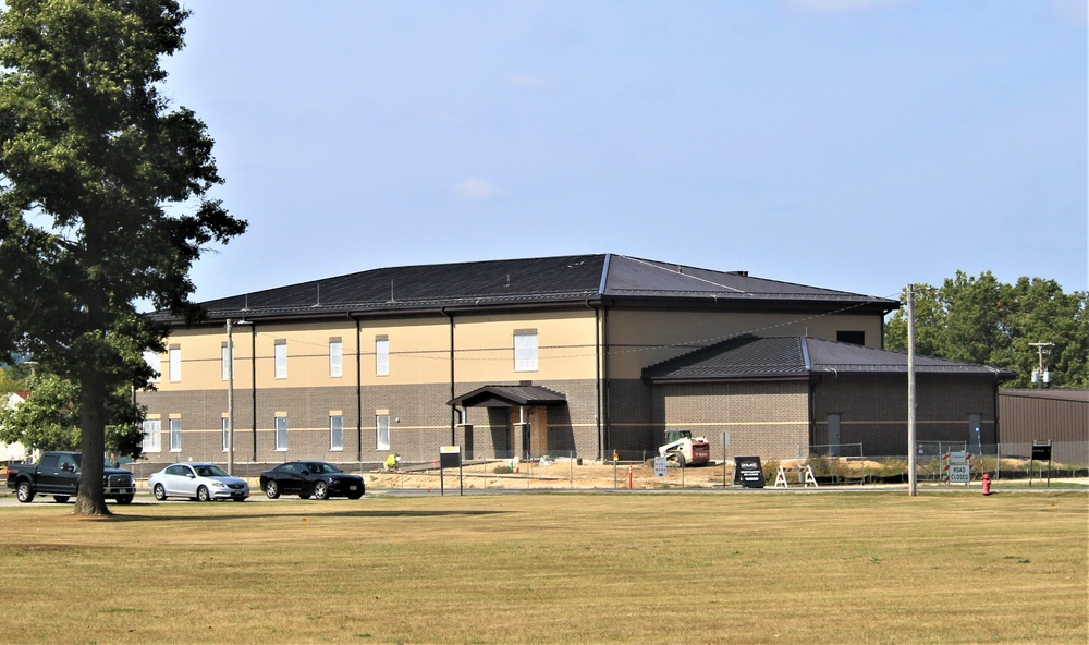 Fort McCoy’s brigade headquarters construction project now 80 percent complete as October ‘23 begins; work remains on track