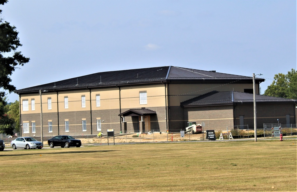 Fort McCoy’s brigade headquarters construction project now 80 percent complete as October ‘23 begins; work remains on track