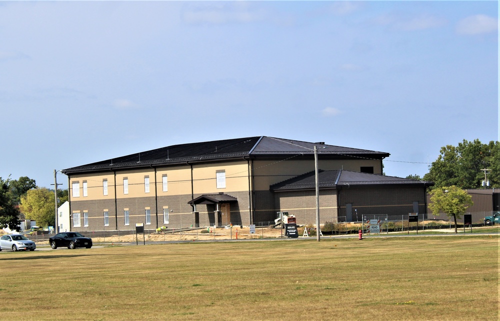 Fort McCoy’s brigade headquarters construction project now 80 percent complete as October ‘23 begins; work remains on track