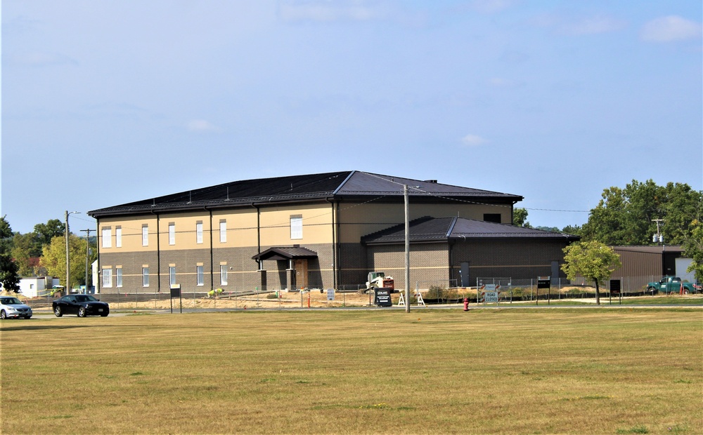 Fort McCoy’s brigade headquarters construction project now 80 percent complete as October ‘23 begins; work remains on track