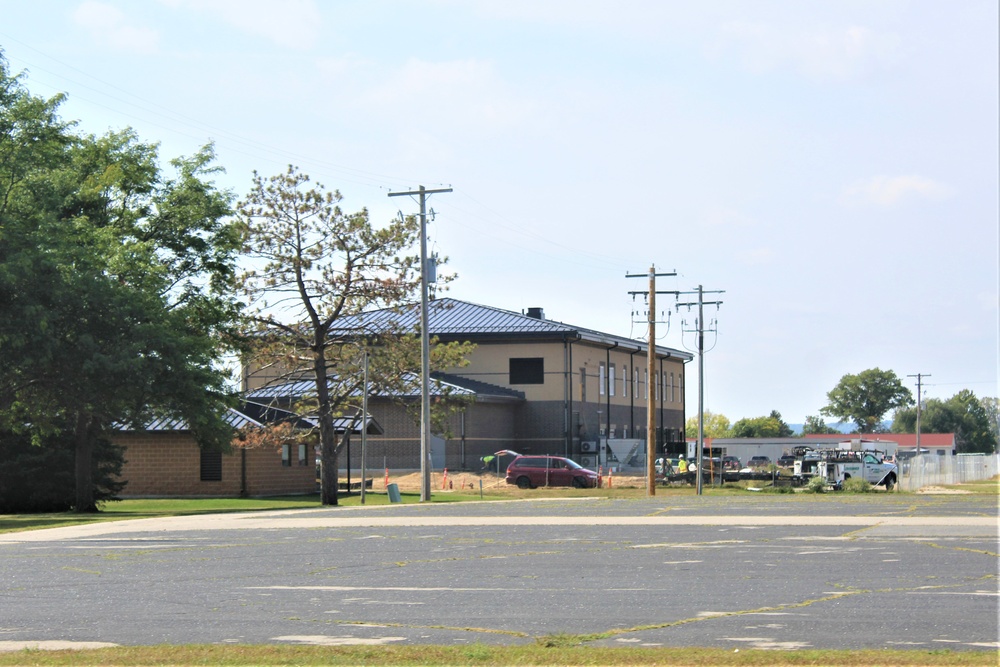 Fort McCoy’s brigade headquarters construction project now 80 percent complete as October ‘23 begins; work remains on track