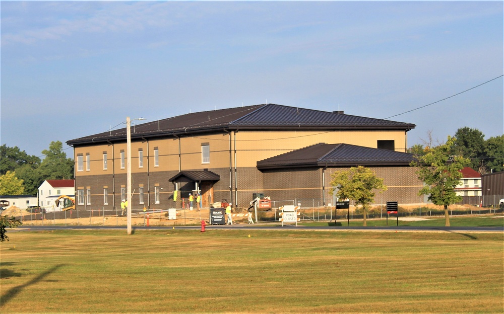 Fort McCoy’s brigade headquarters construction project now 80 percent complete as October ‘23 begins; work remains on track