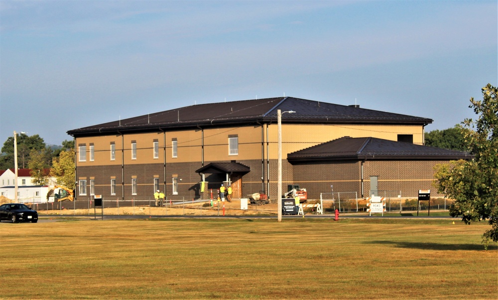 Fort McCoy’s brigade headquarters construction project now 80 percent complete as October ‘23 begins; work remains on track