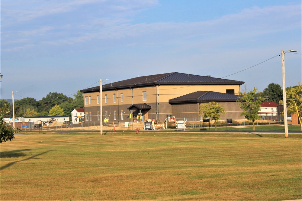 Fort McCoy’s brigade headquarters construction project now 80 percent complete as October ‘23 begins; work remains on track