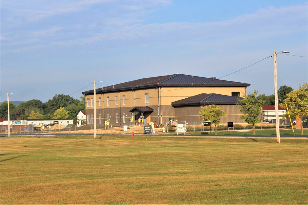 Fort McCoy’s brigade headquarters construction project now 80 percent complete as October ‘23 begins; work remains on track