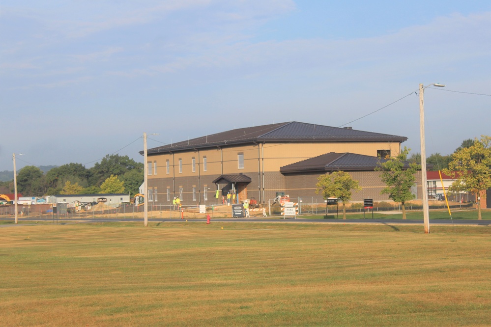 Fort McCoy’s brigade headquarters construction project now 80 percent complete as October ‘23 begins; work remains on track