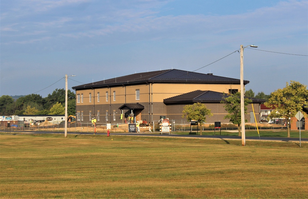 Fort McCoy’s brigade headquarters construction project now 80 percent complete as October ‘23 begins; work remains on track