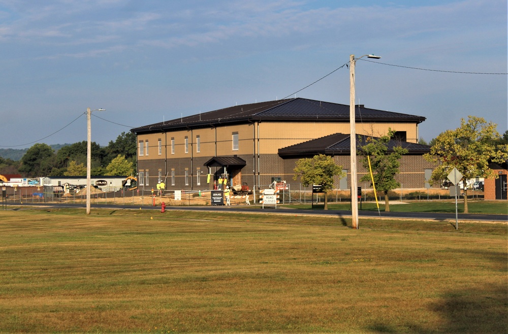 Fort McCoy’s brigade headquarters construction project now 80 percent complete as October ‘23 begins; work remains on track