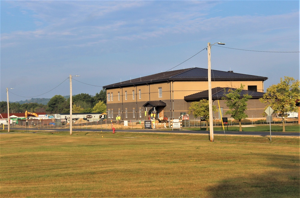 Fort McCoy’s brigade headquarters construction project now 80 percent complete as October ‘23 begins; work remains on track